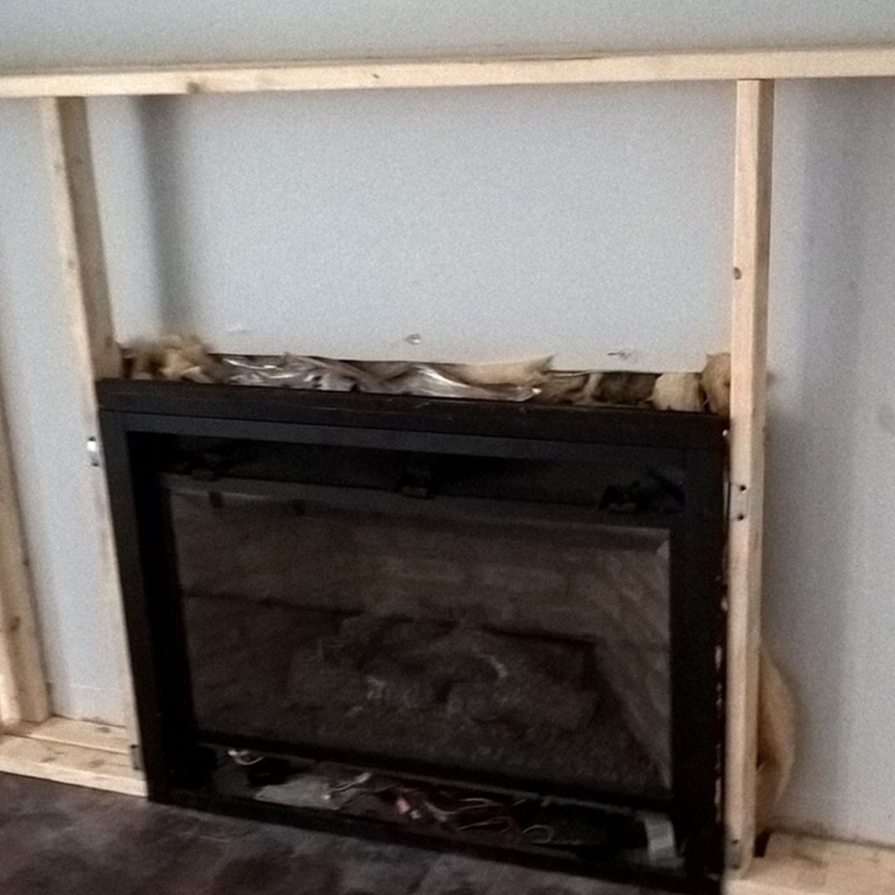 fireplace framing