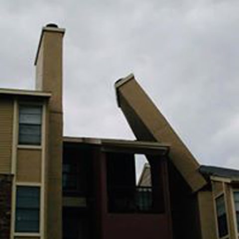 Chimney Falling Off of House